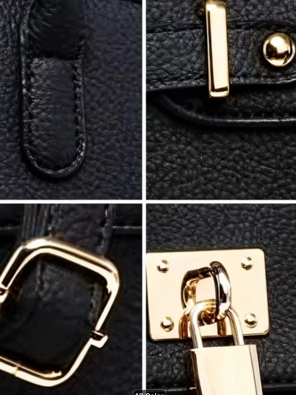 NWT VICI Arianna Black Tote Bag With Gold Hardware And Detachable Strap.